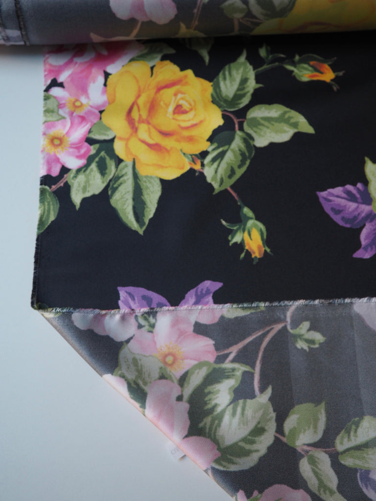 Tropic Bloom Silk Twill