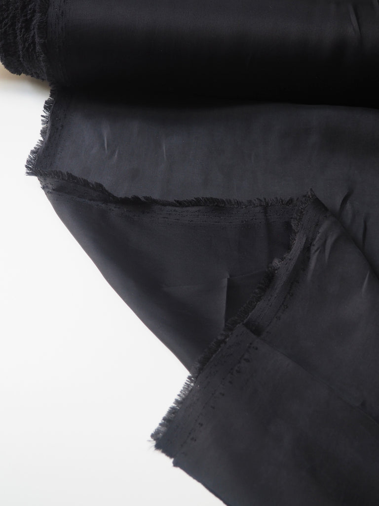 Black Sand-washed Viscose