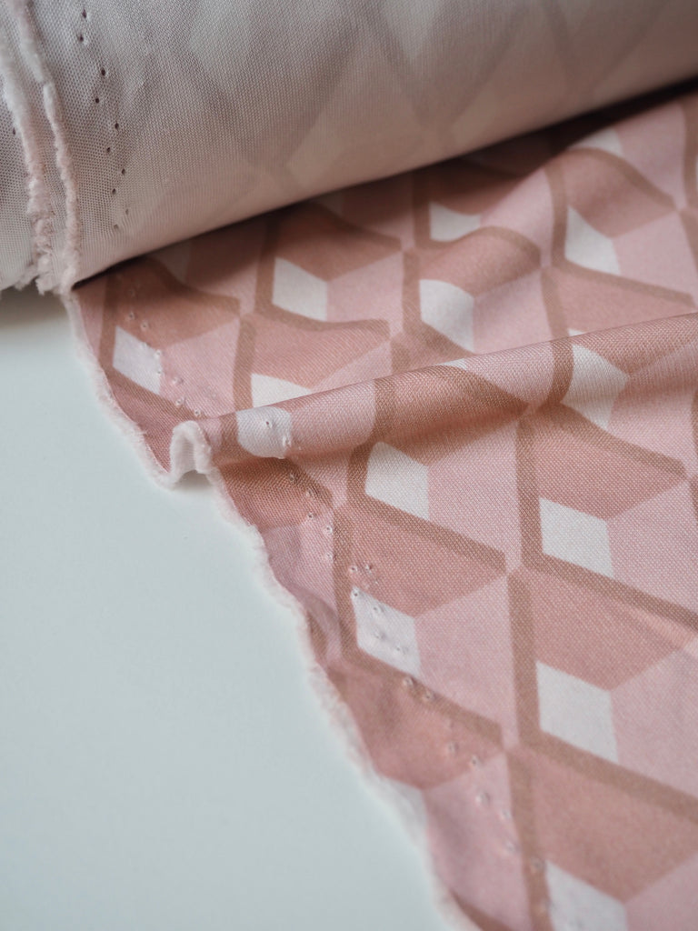 Pink Diamond Viscose Jersey