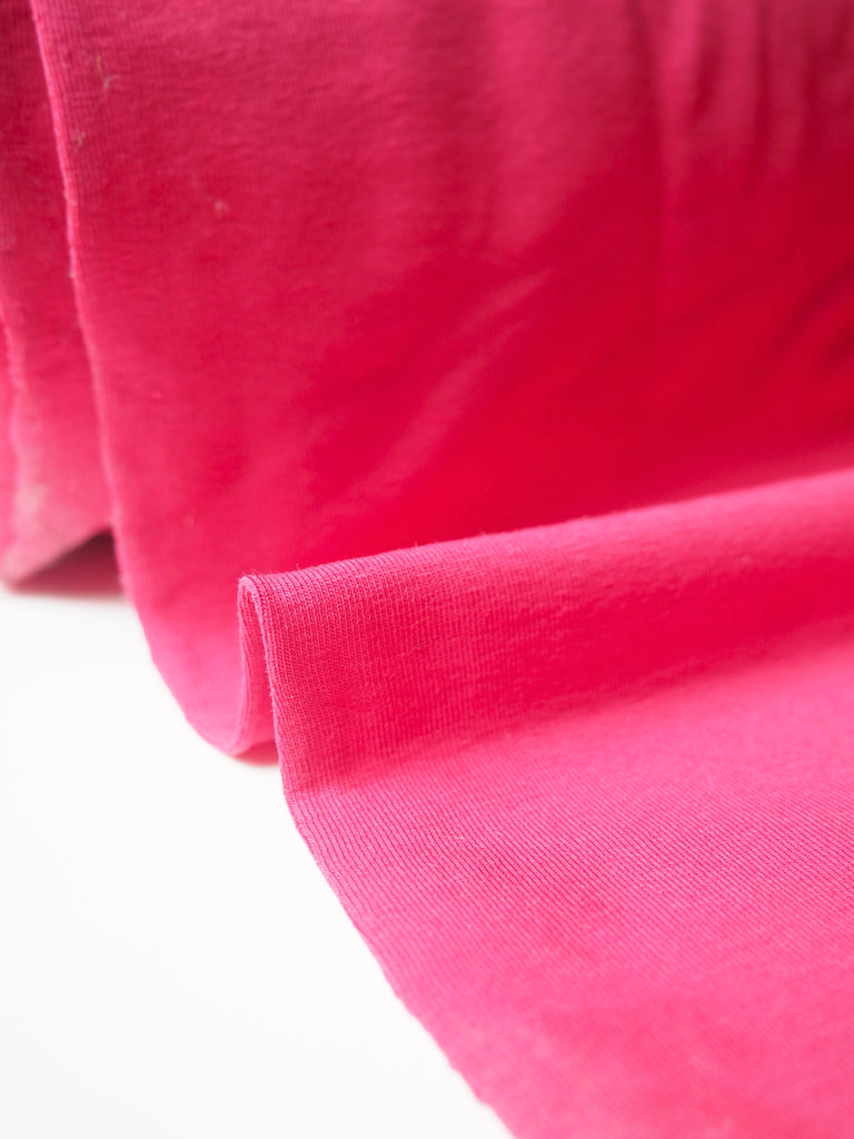 Raspberry Cotton T-shirt Jersey