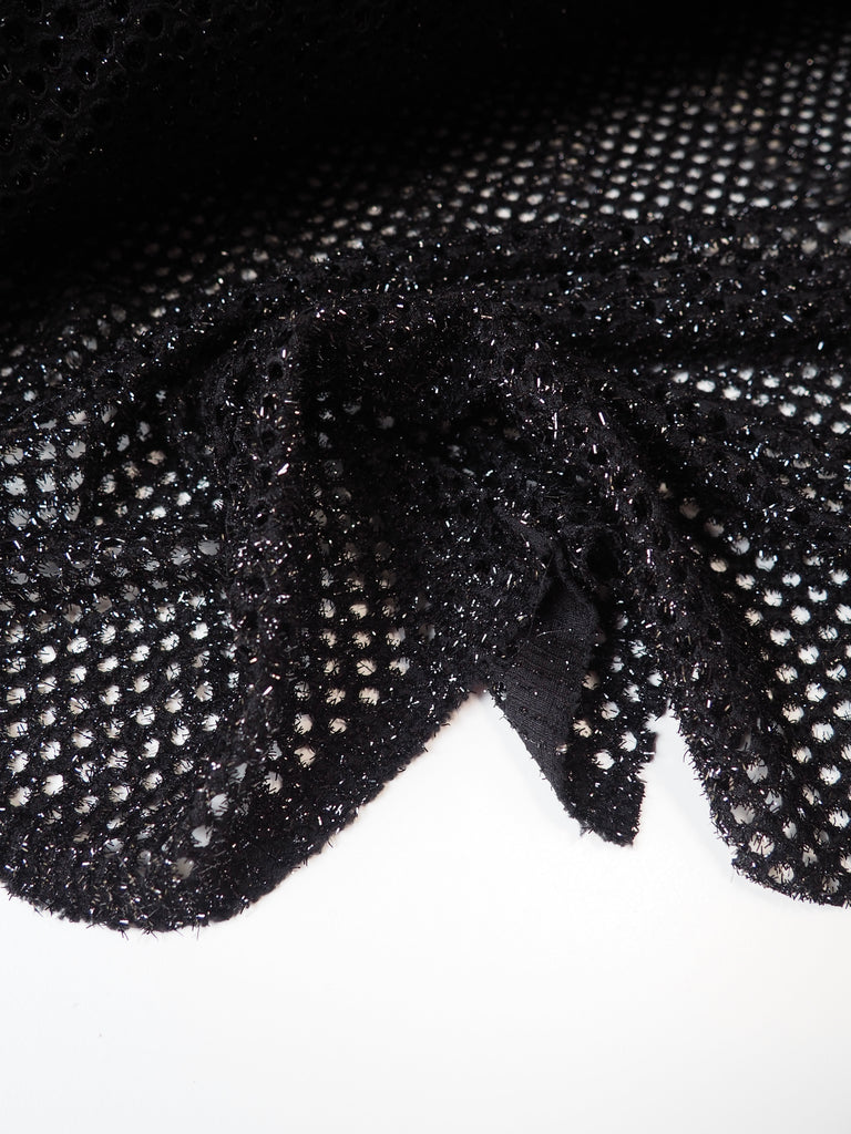 Black Tinsel Honeycomb