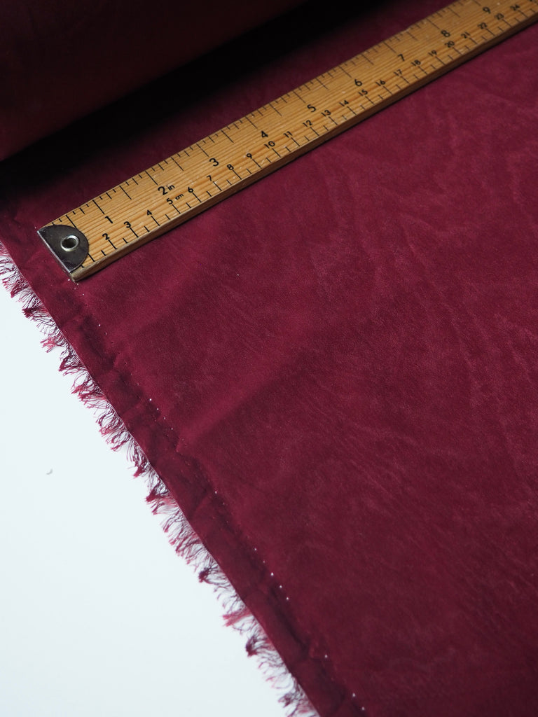 Burgundy Lightweight Moiré