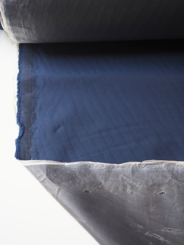 Indigo Waterproofed Cotton Sateen