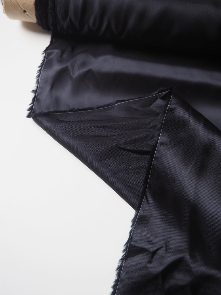 Dark Navy Viscose Twill Lining