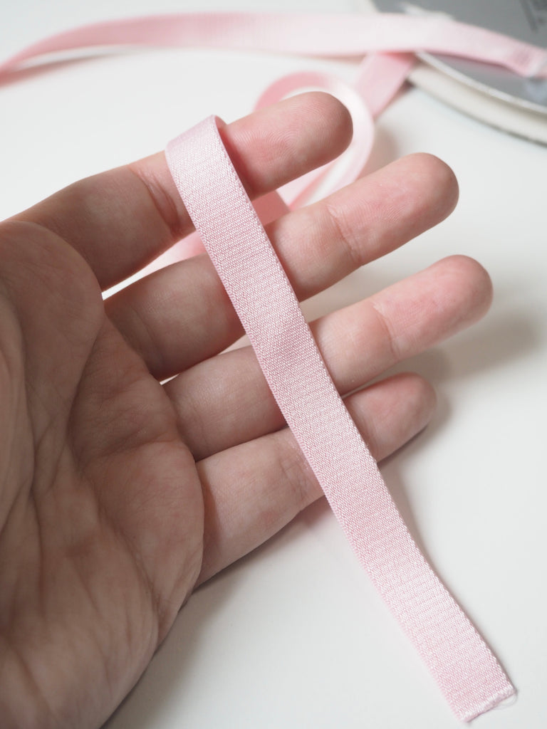 Shindo Light Pink Satin Elastic 12mm