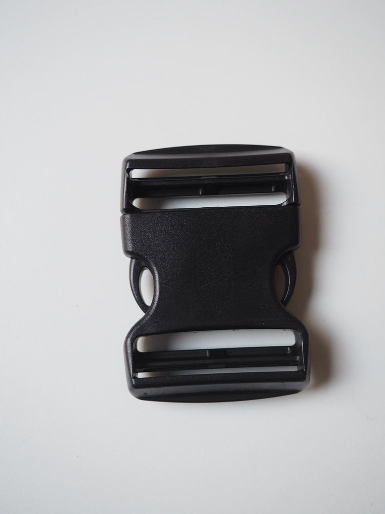 Black Dual Adjust Side Release Buckle 50mm