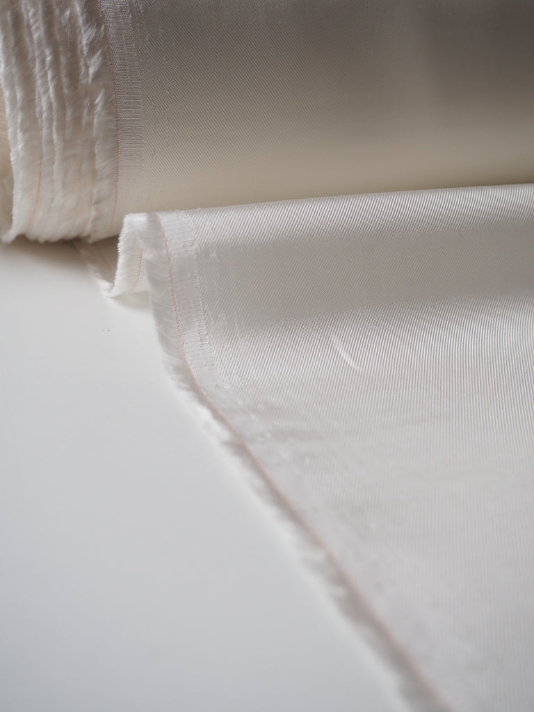 Ivory Viscose Satin Twill Lining