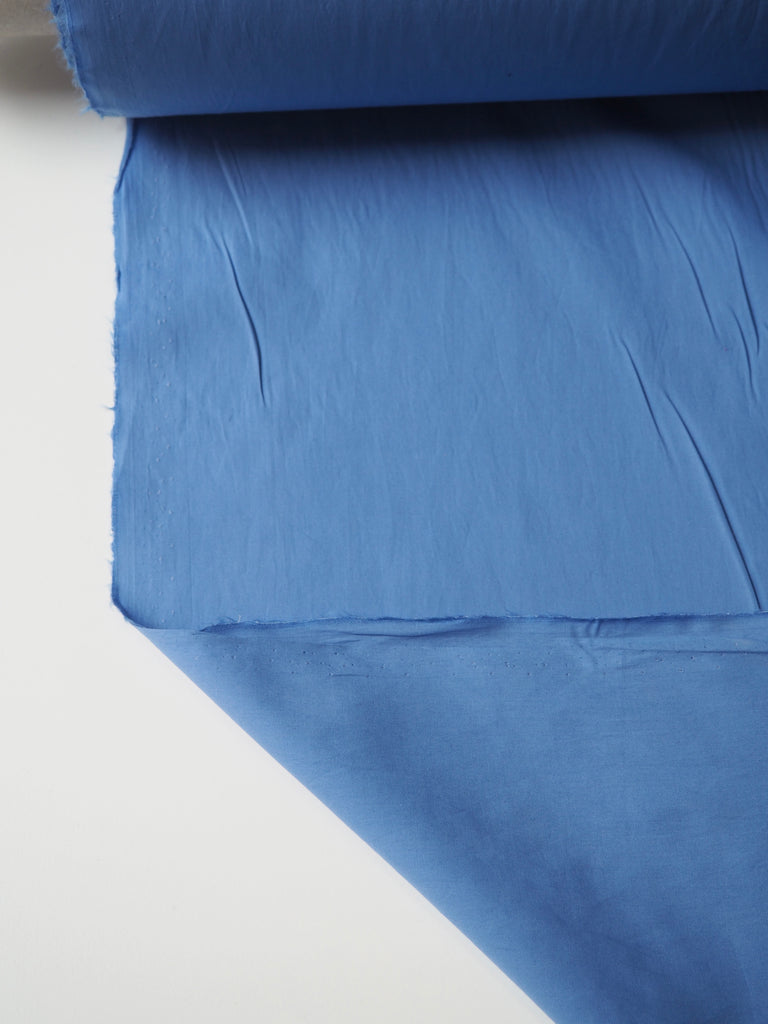 Blue Cotton Poplin