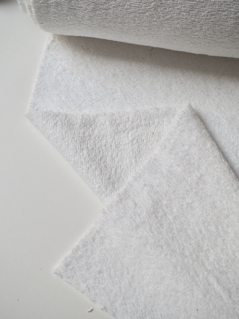 White Cotton French Terry