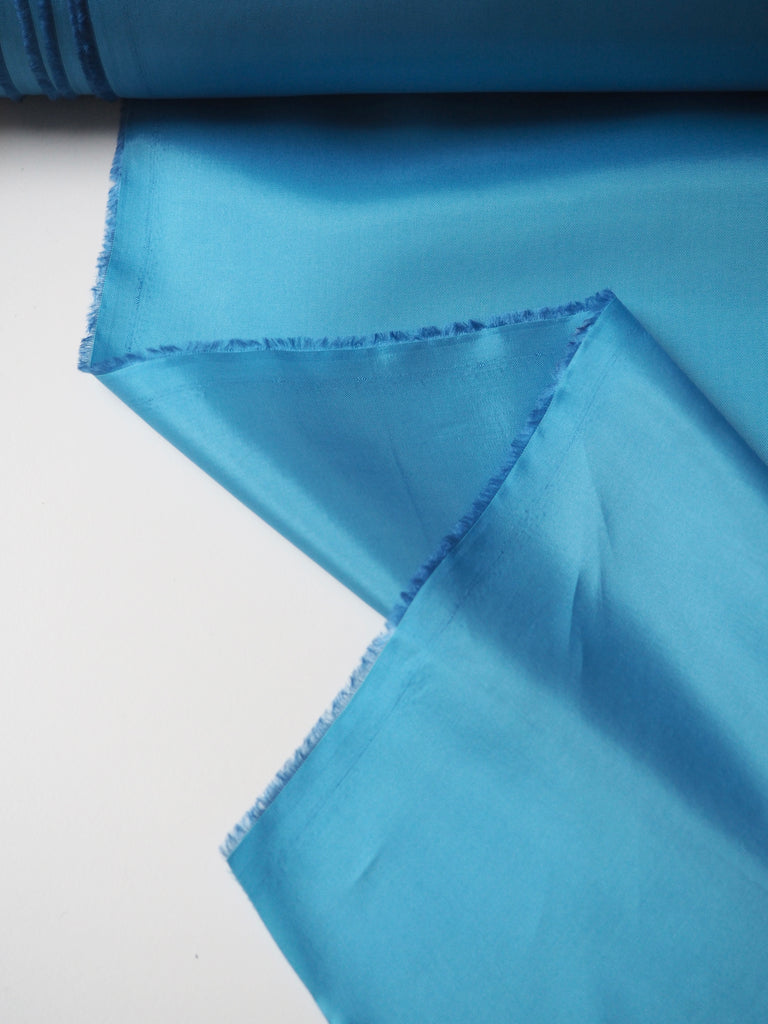 Aquamarine Viscose Satin Lining