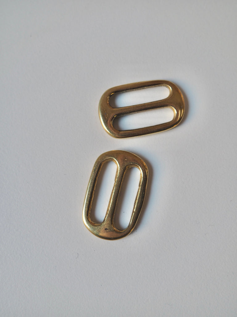 Brass Tri-Slide Buckle 32mm