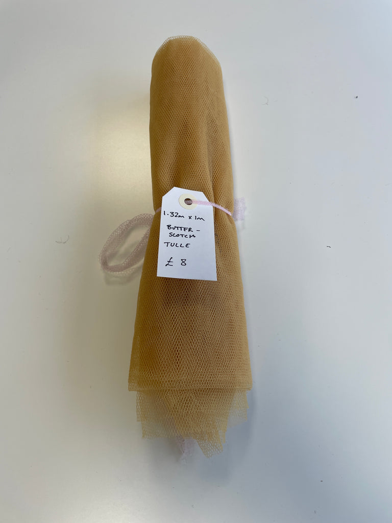 Butterscotch Tulle Remnant
