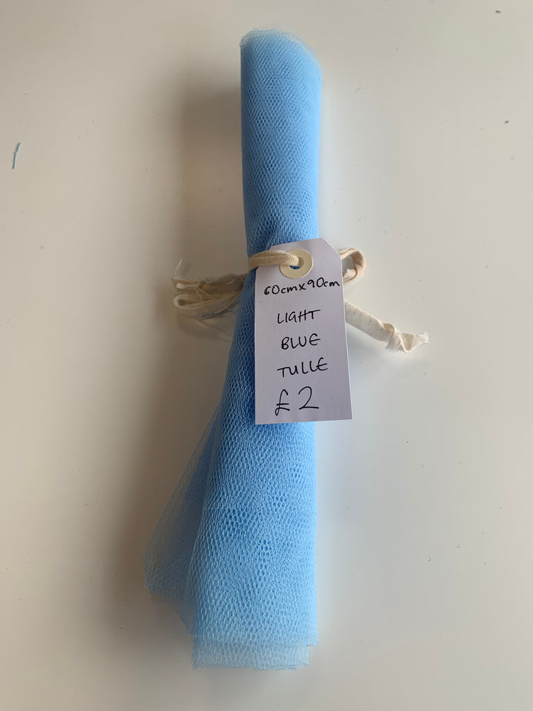 Light Blue Tulle Remnant