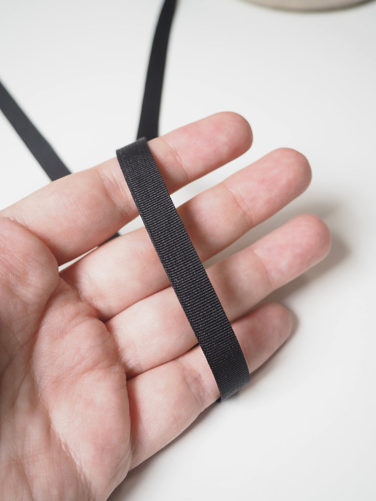 Black Grosgrain Tape 10mm