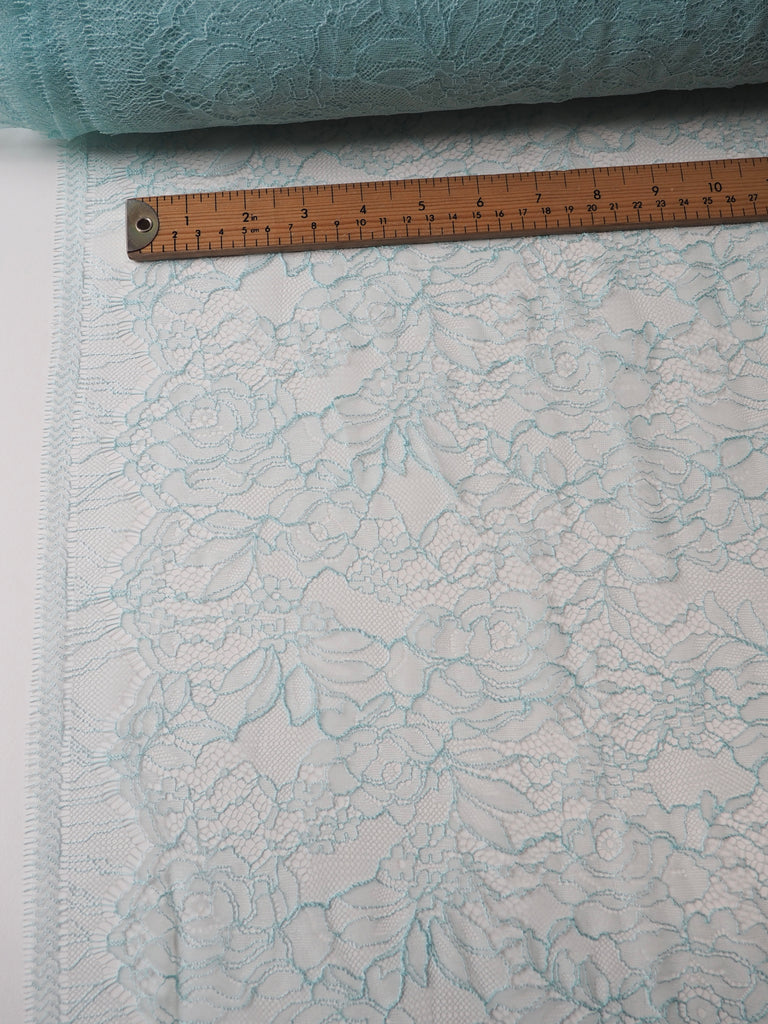 Light Blue Rose Chantilly Lace