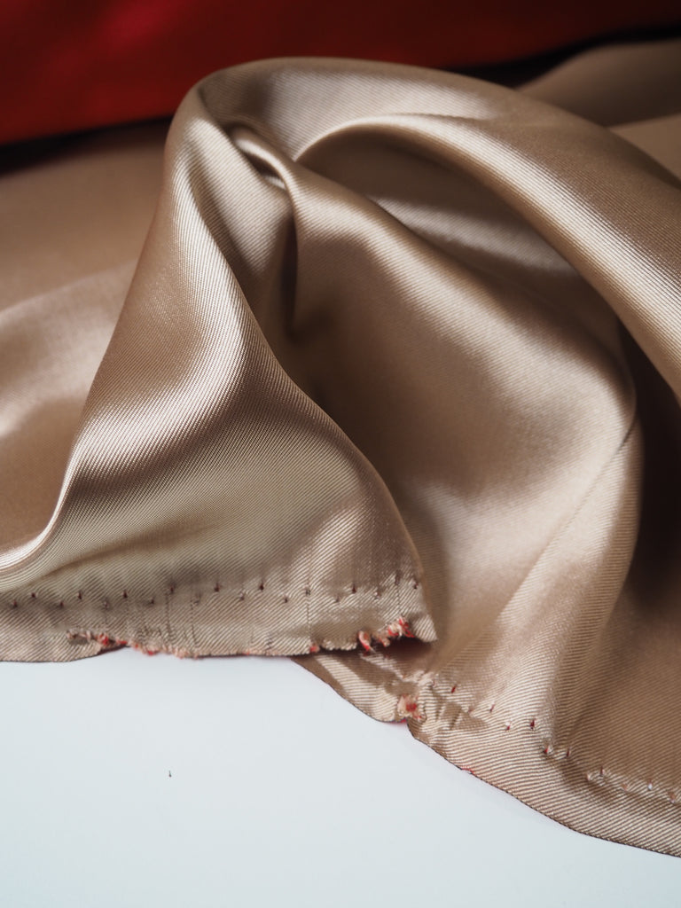 Crimson + Sand Double Sided Mikado Twill