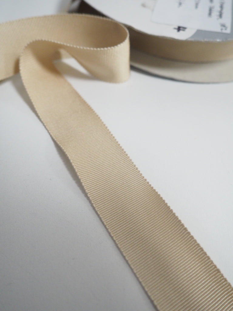 Shindo Champagne Grosgrain Ribbon 25mm