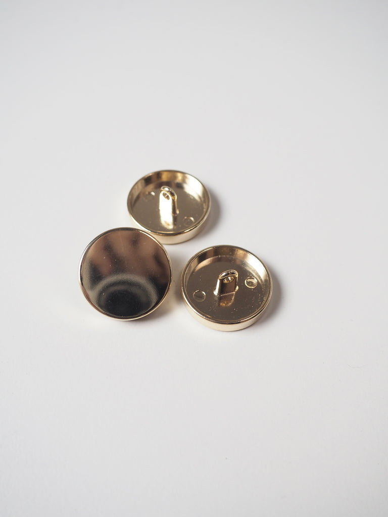 Cool Gold Metal Shank Buttons 23mm