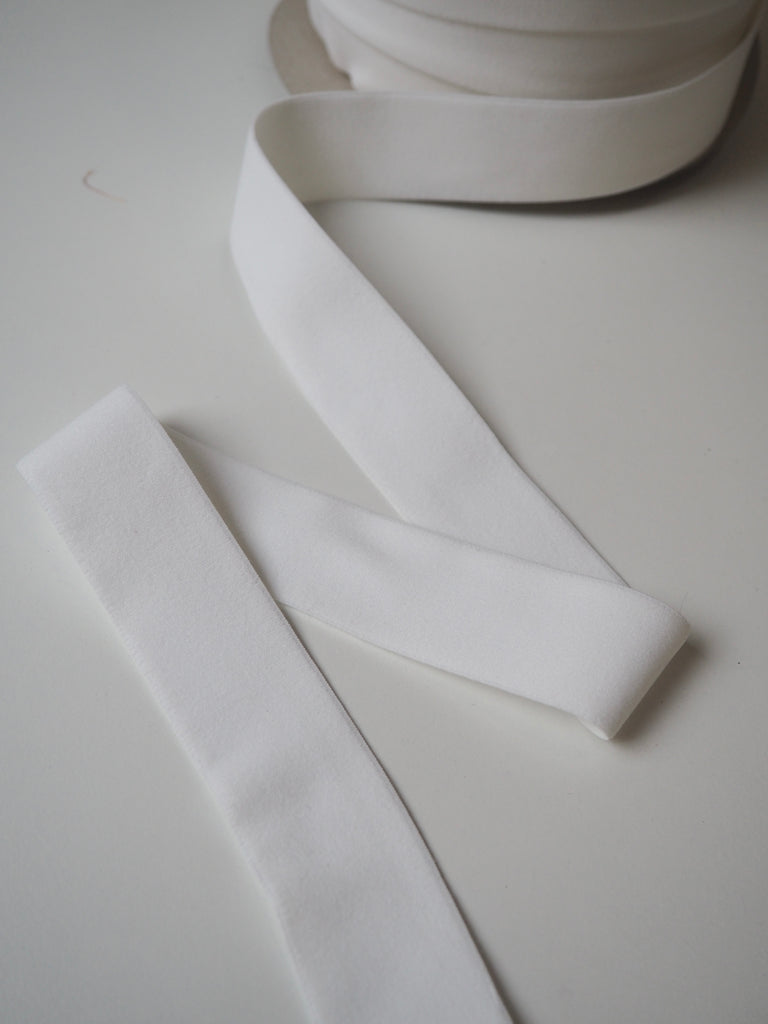 White Soft Elastic 35mm