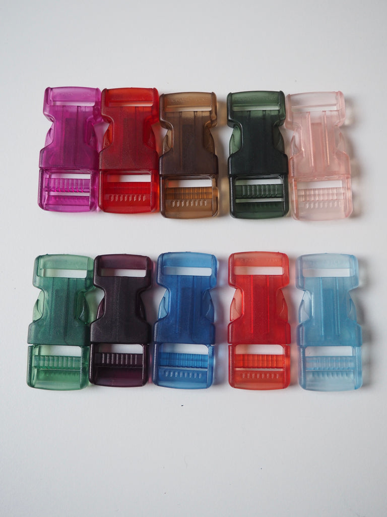 Multi-Colour Squared Side Release Buckle 20mm