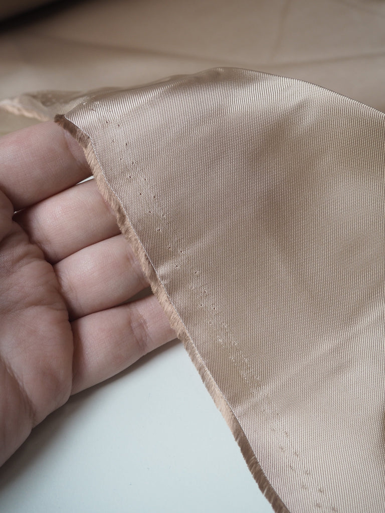 Latte Silk/Viscose Twill Lining