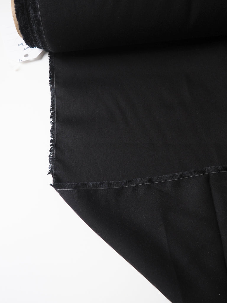 Black Soft Tencel Twill