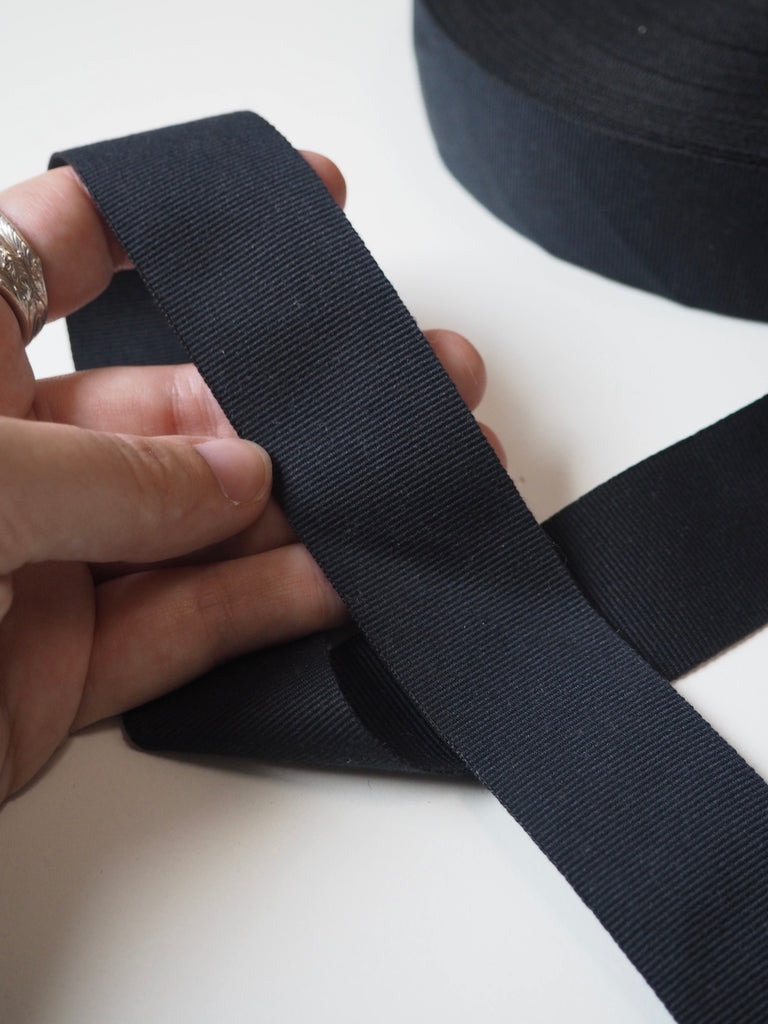 Black Grosgrain Tape 36mm