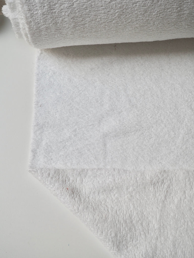 White Cotton French Terry