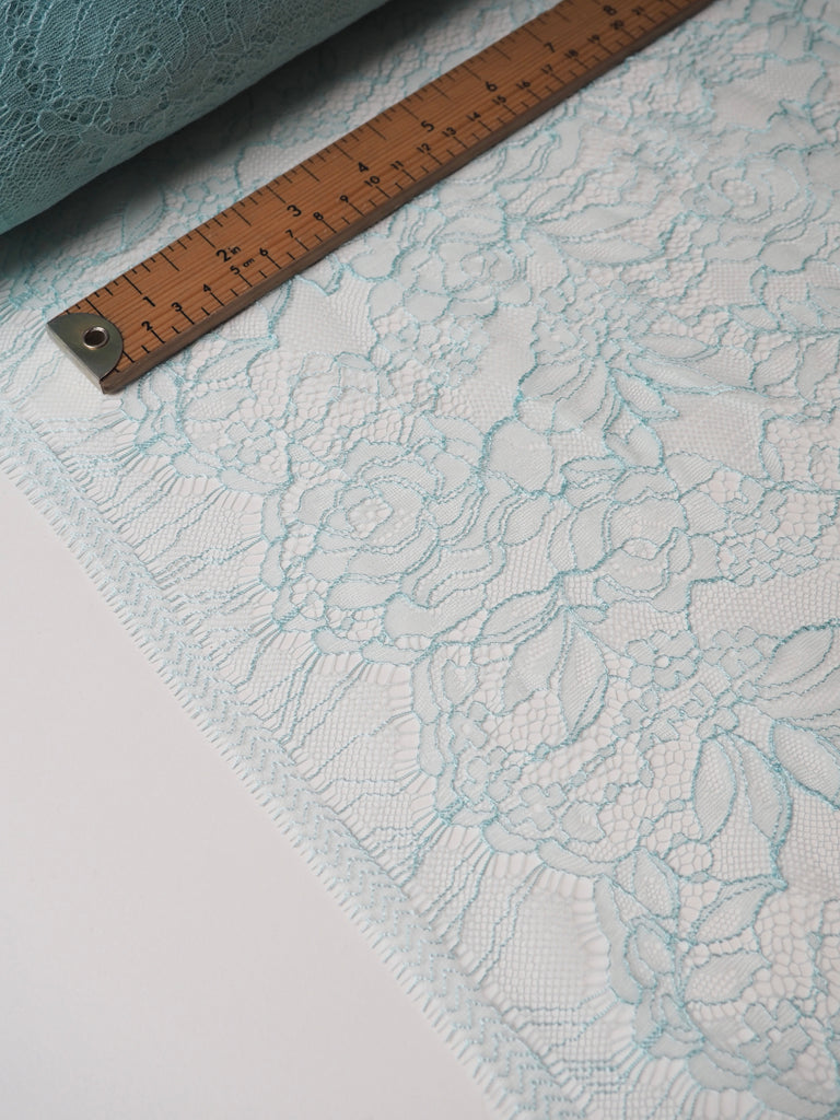 Light Blue Rose Chantilly Lace