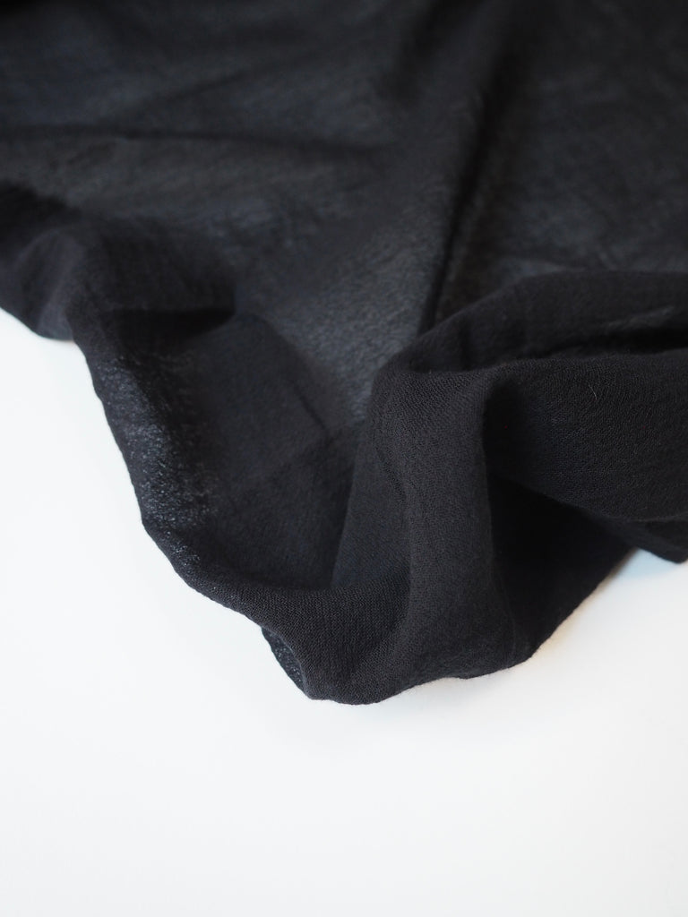 Black Cotton Gauze