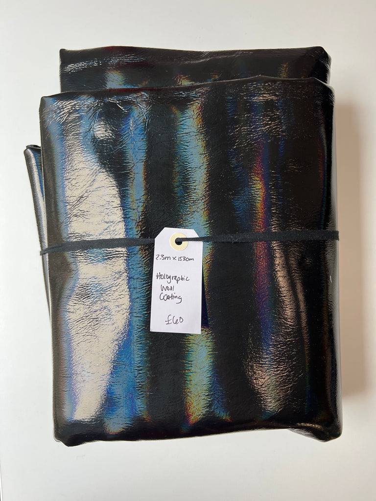 Holographic Wool Coating Remnant