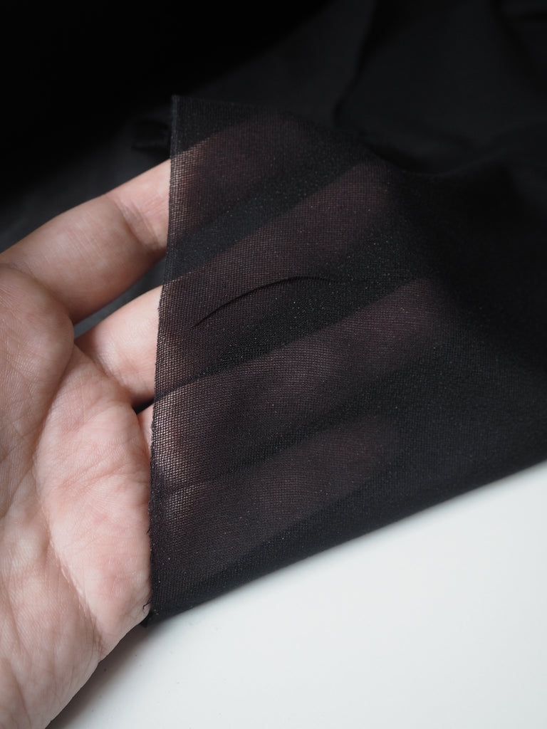 Black Fine Fusible Interfacing