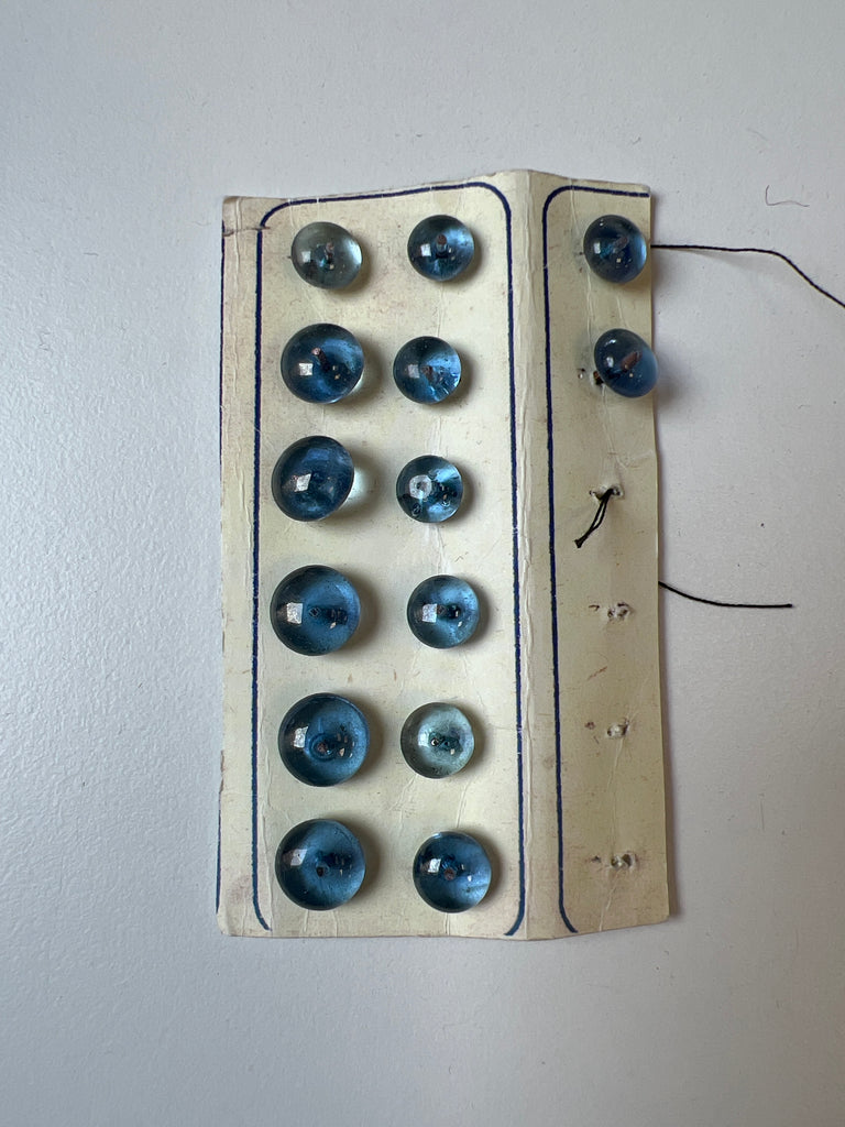 Vintage Shank Buttons 11mm - 8mm