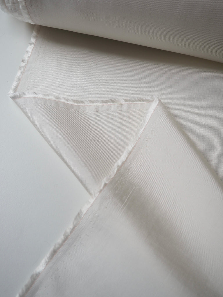 Ivory Viscose Satin Twill Lining