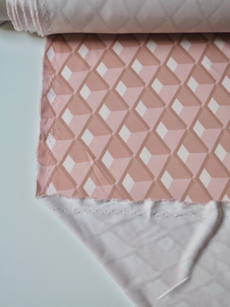 Pink Diamond Viscose Jersey