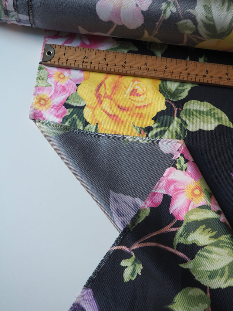 Tropic Bloom Silk Twill