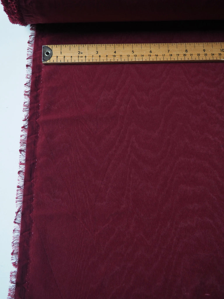 Burgundy Lightweight Moiré