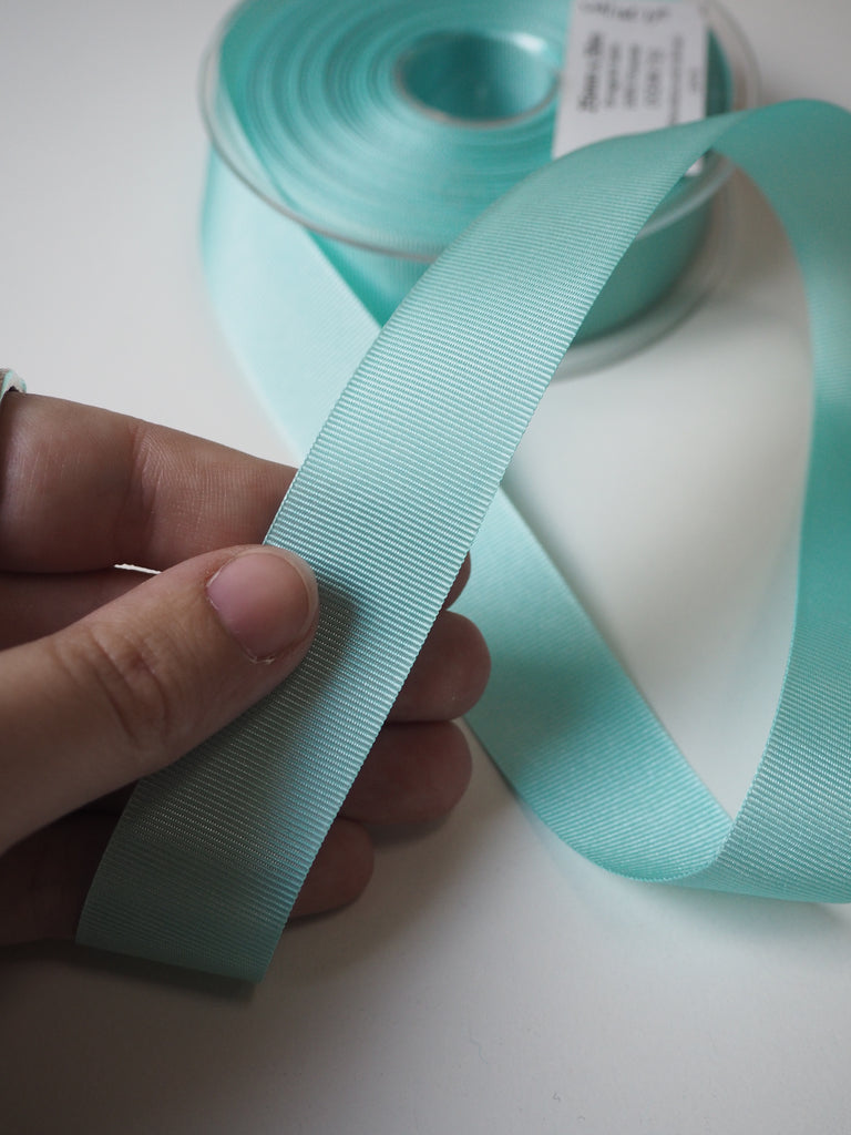 Ocean Grosgrain Ribbon 25mm