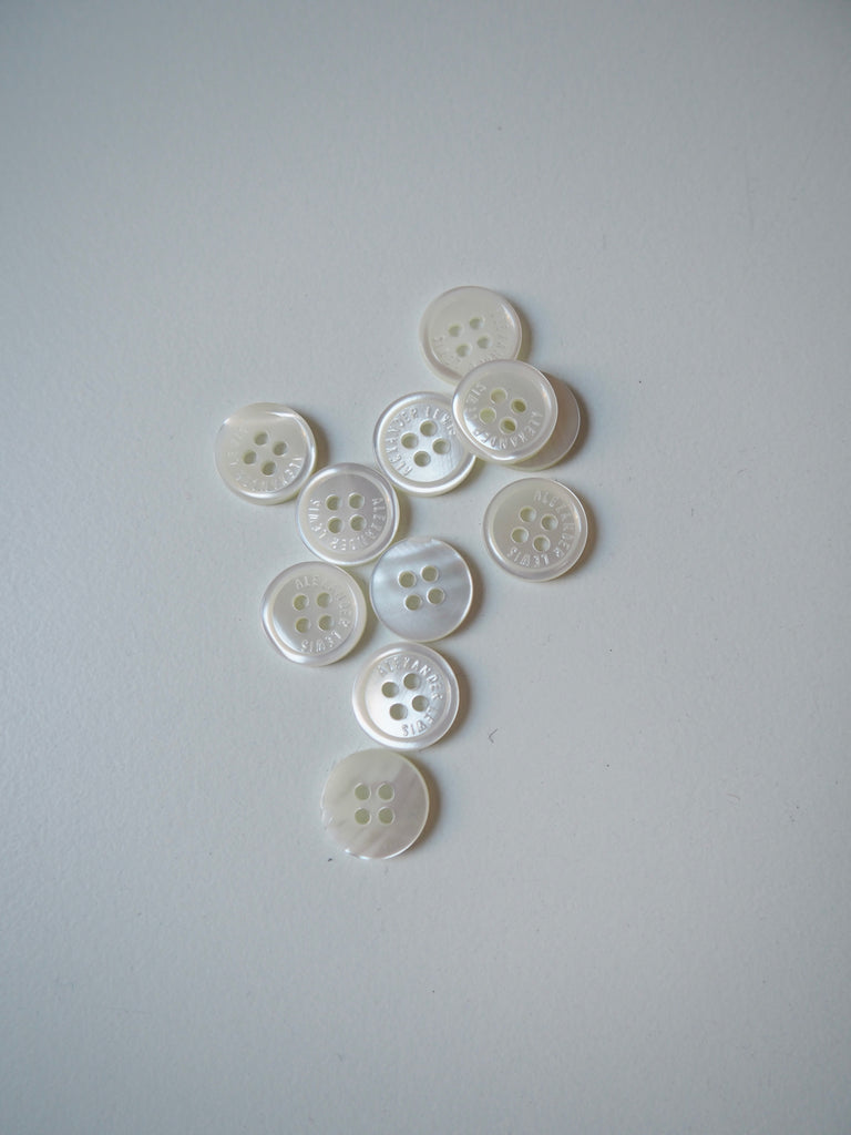 Branded Mother of Pearl Buttons 12mm