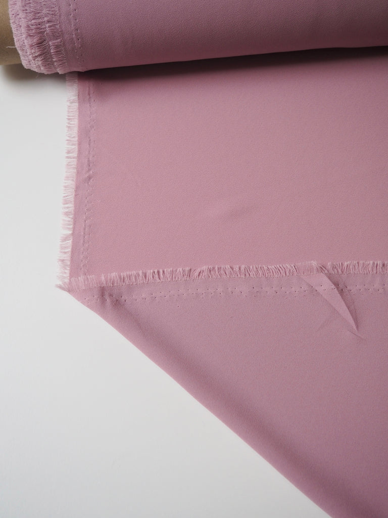 Dusky Pink Light Crepe