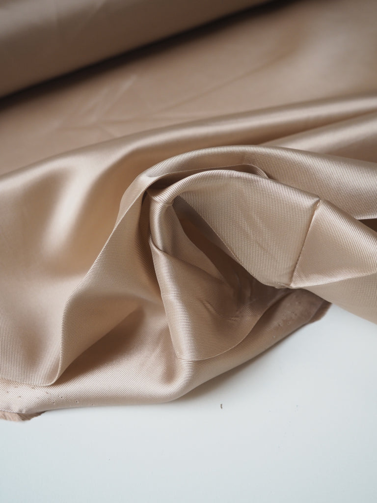 Latte Silk/Viscose Twill Lining