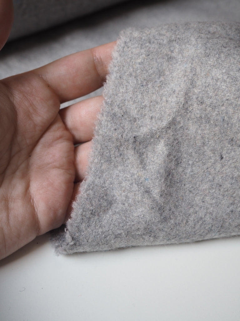 Light Grey Wool Blend Coating