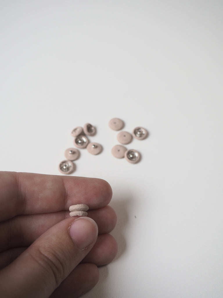 Biscotti Fabric Covered Press Studs 8mm