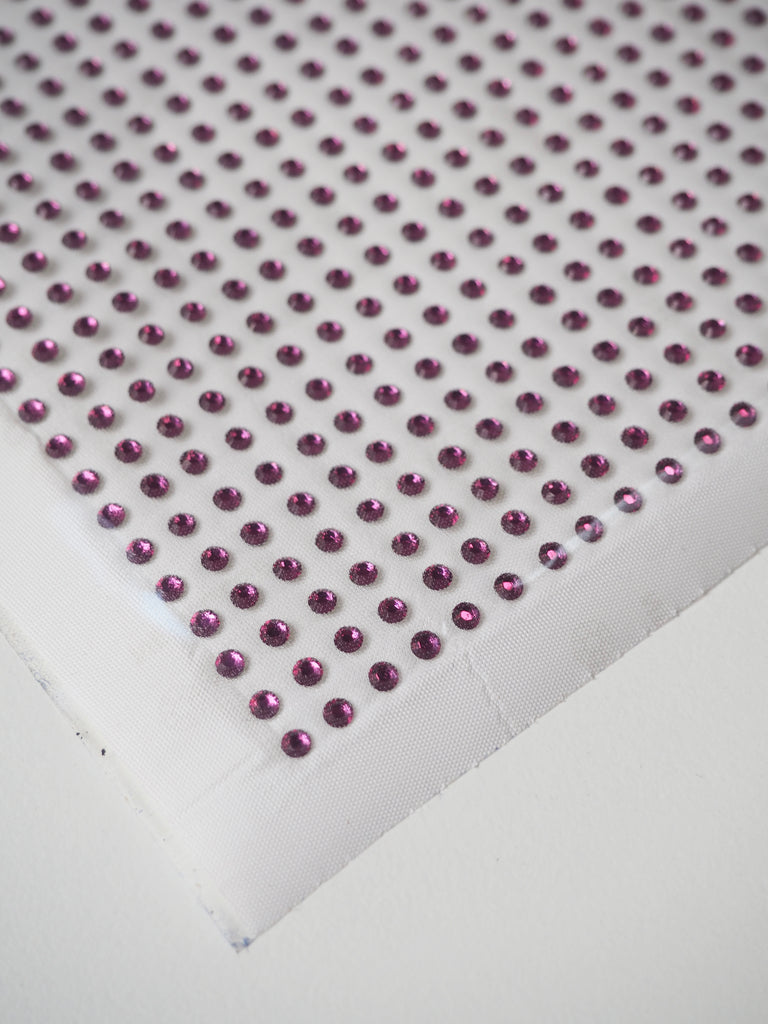 Swarovski Fuchsia Xilion Rose Crystal Hotfix Sheet 3mm