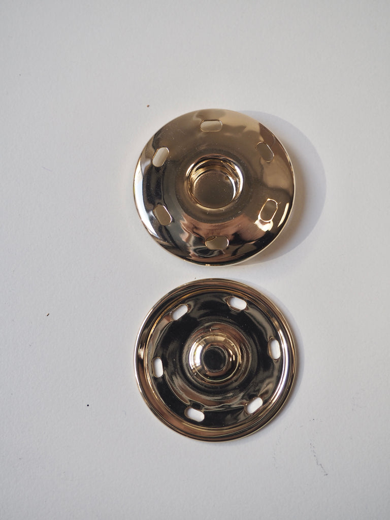 Light Gold Extra Large Press Studs 42mm