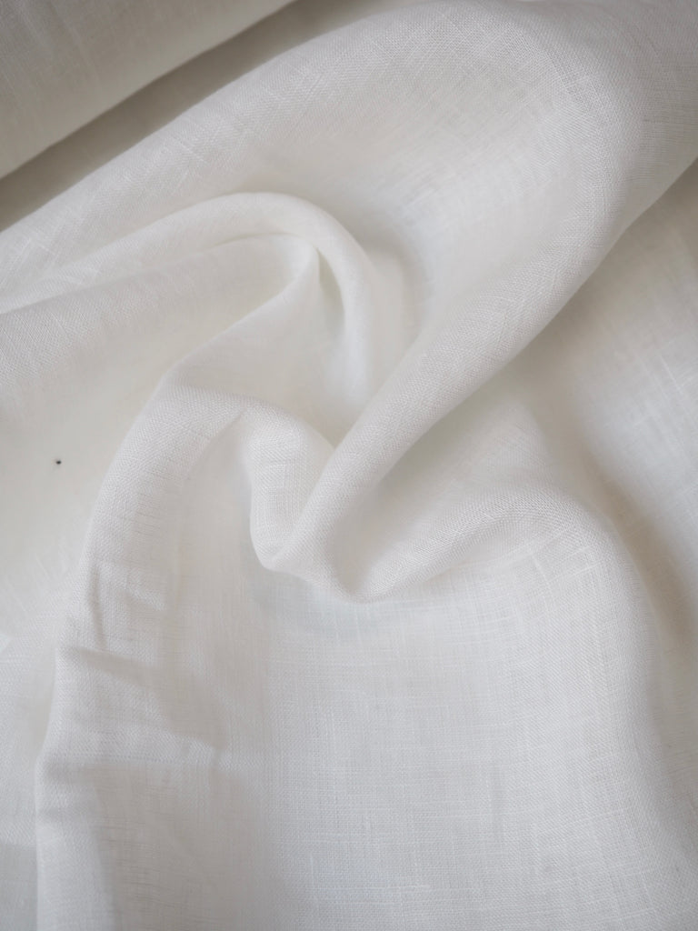 White Lightweight Linen