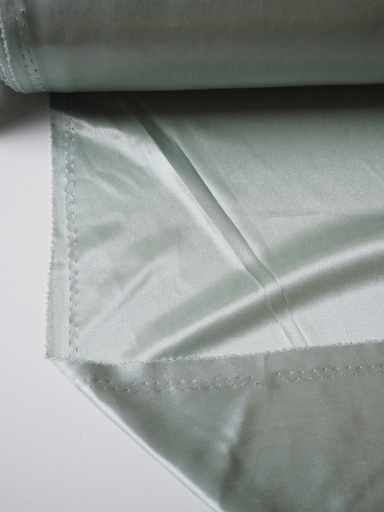 Sage Satin Jersey