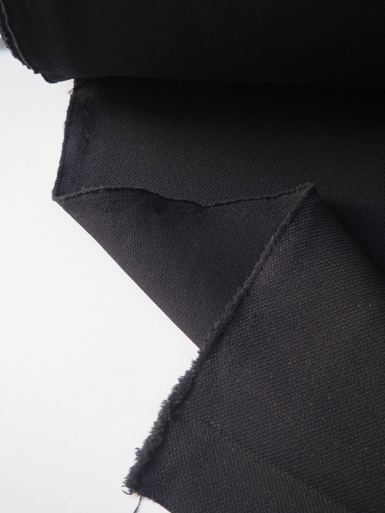 Black Mediumweight Bi-Stretch