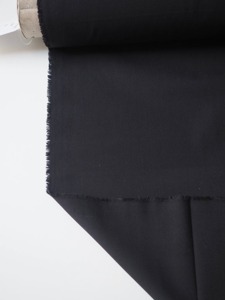 Black Cotton Poplin