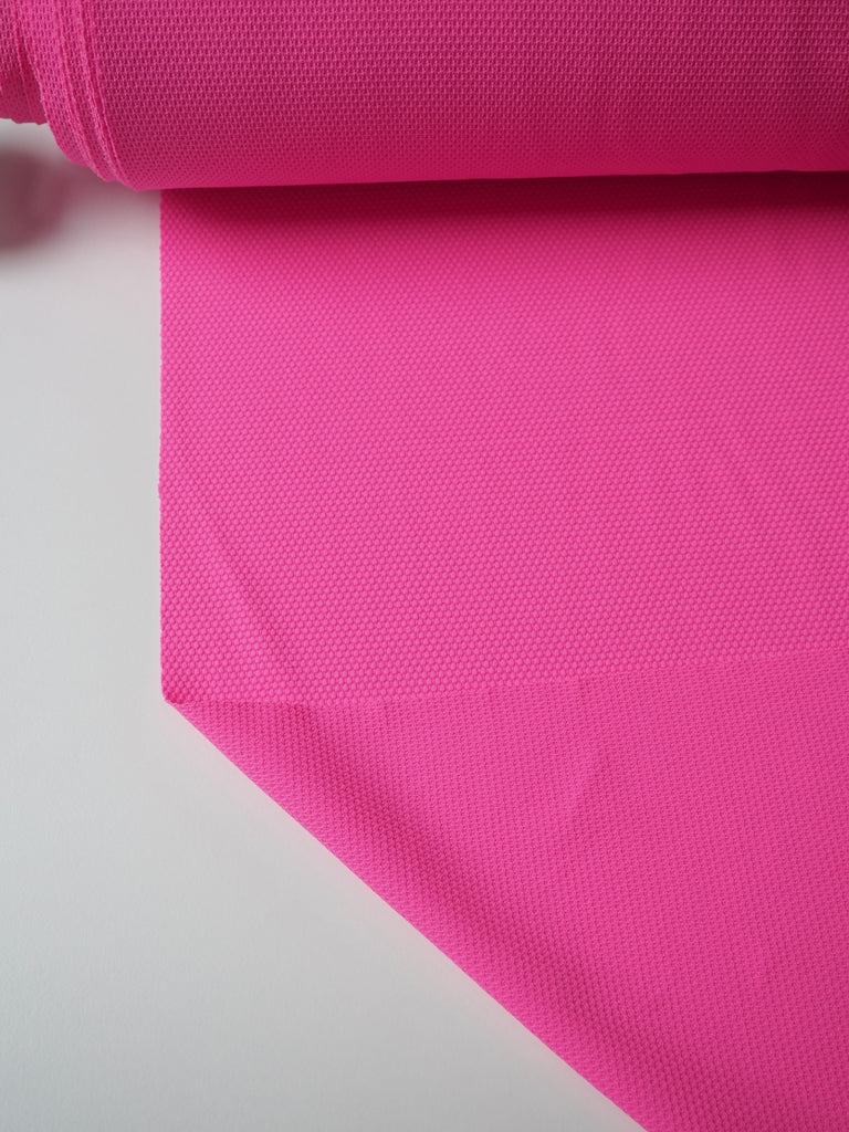 Neon Pink Textured Swim Performance Jersey